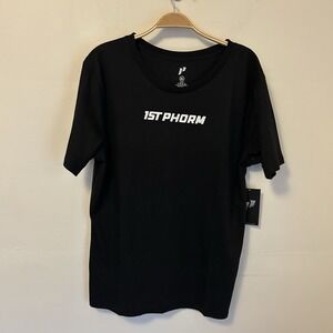 1st‎ Phorm T-Shirt Performance Training Gym Womens Size 2XL Black